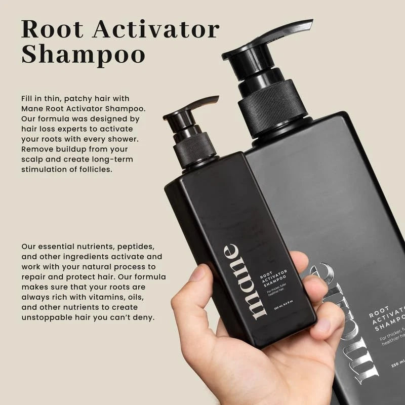 Hair Growth Shampoo for Men 250ml / 8.45 oz | Thickening & Follicle Activating Shampoo for Stronger, Fuller Hair