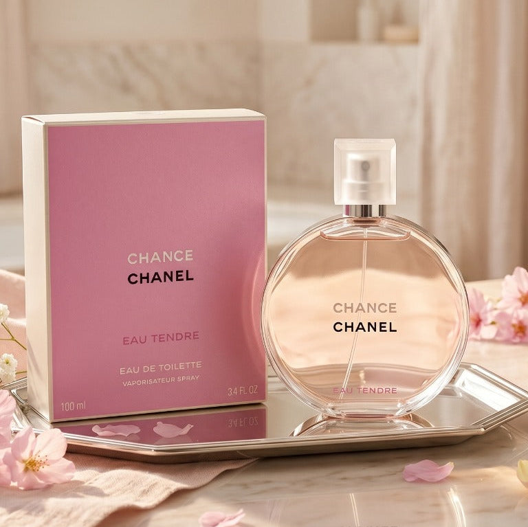 Chanel Chance Eau Tendre Eau De Toilette Spray 100ml / 3.4oz