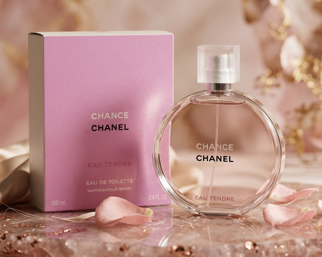 Chanel Chance Eau Tendre Eau De Toilette Spray 100ml / 3.4oz