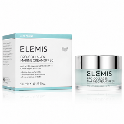 Elemis Pro-Collagen Marine Face Cream SPF 30 Anti-Wrinkle Moisturizer 1.6 oz / 50ml New