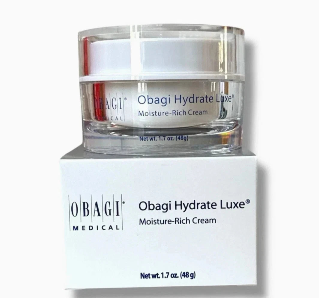 Obagi Hydrate Luxe Moisture-Rich Cream 1.7 fl oz / 48g Overnight Facial Moisturizer New in Box