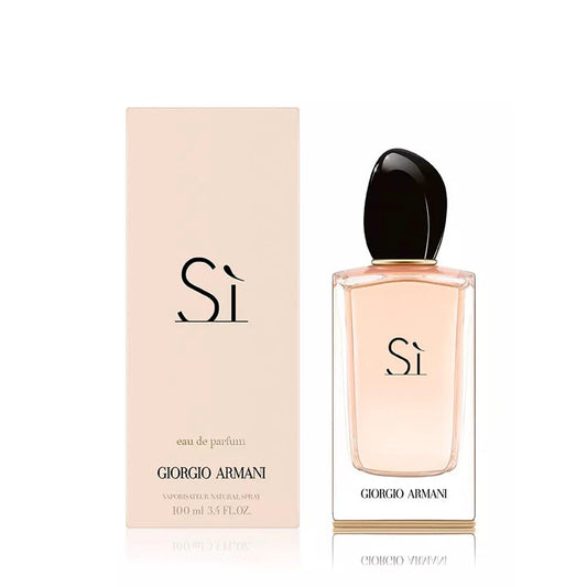 Giorgio Armani Si Eau de Parfum Spray 3.4oz/100ml, (1000000% Authentic)