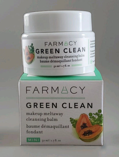 Farmacy Green Clean Makeup Meltaway Cleansing Balm Mini 50mL/1.7 Fl.oz. NIB