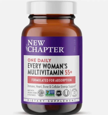 New Chapter Every Woman’s One Daily 55+ Multivitamin 72 Count
