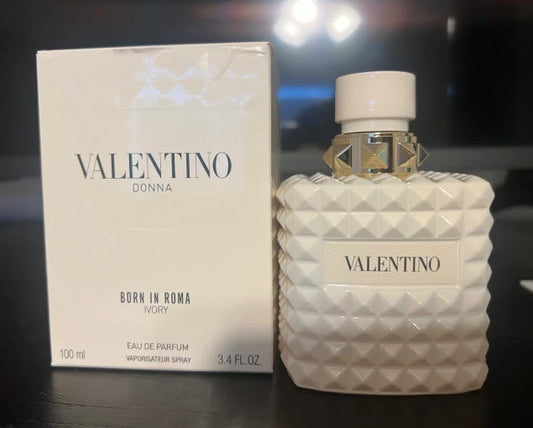 VALENTINO DONNA BORN IN ROMA IVORY EAU DE PARFUM SPRAY WOMEN 3.4 Oz / 100 ml NEW H havu56 (2508)