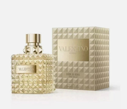 New Valentino Born in Roma The Gold Donna Eau de Parfum Women 3.4oz/100ml..