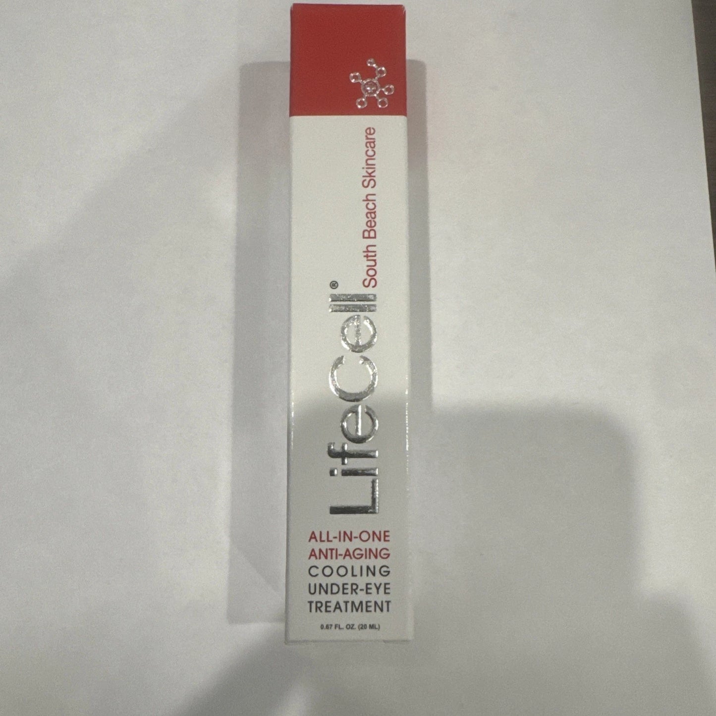 LifeCell All-In-One Anti-Aging Cooling Under Eye Treatment 0.67 oz / 20ml | Firming Eye Cream for Dark Circles & Fine Lines