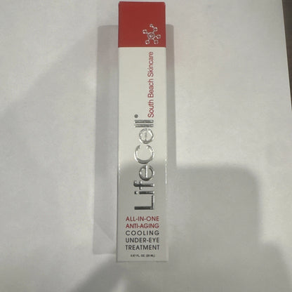 LifeCell All-In-One Anti-Aging Cooling Under Eye Treatment 0.67 oz / 20ml | Firming Eye Cream for Dark Circles & Fine Lines