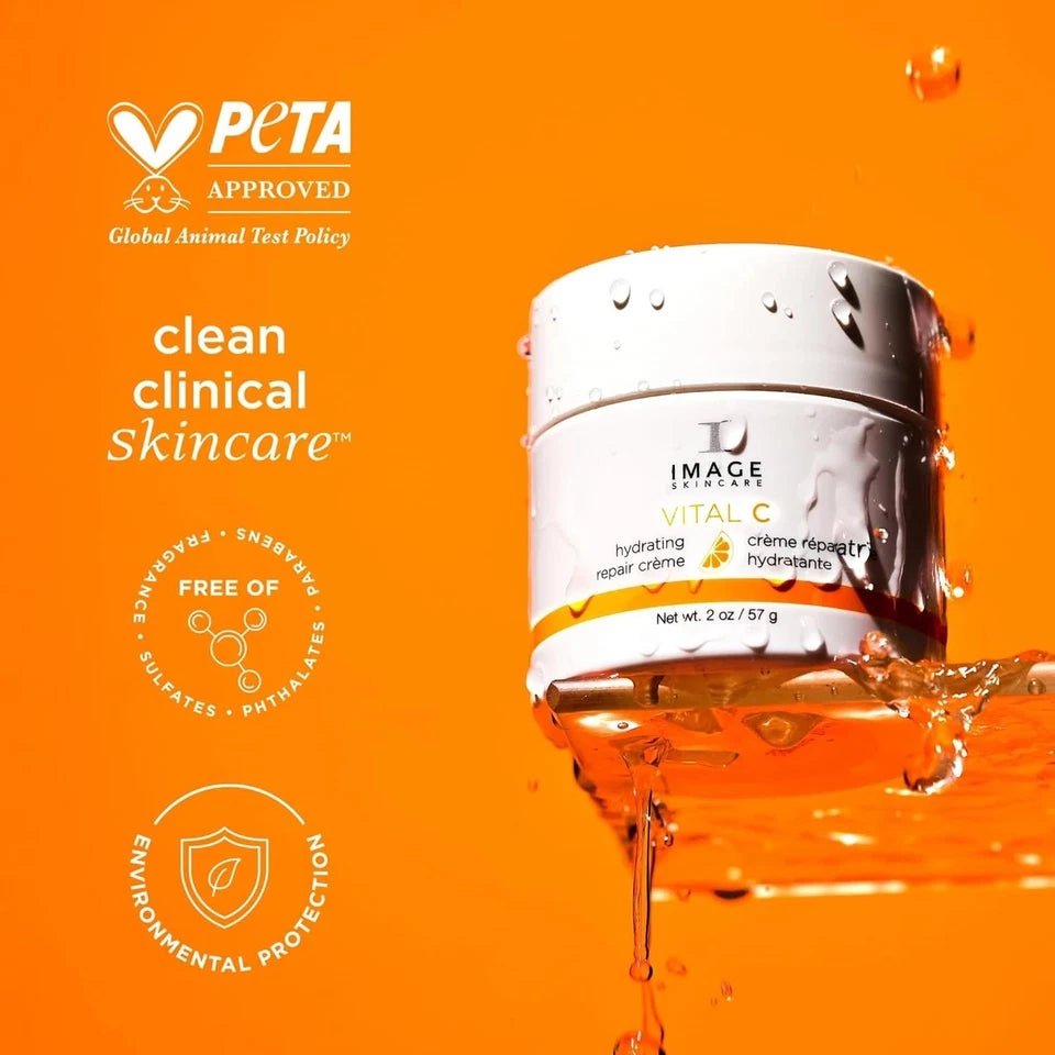 IMAGE Skincare Vital C Hydrating Repair Crème 2 oz (57g) | Antioxidant Facial Moisturizer | New