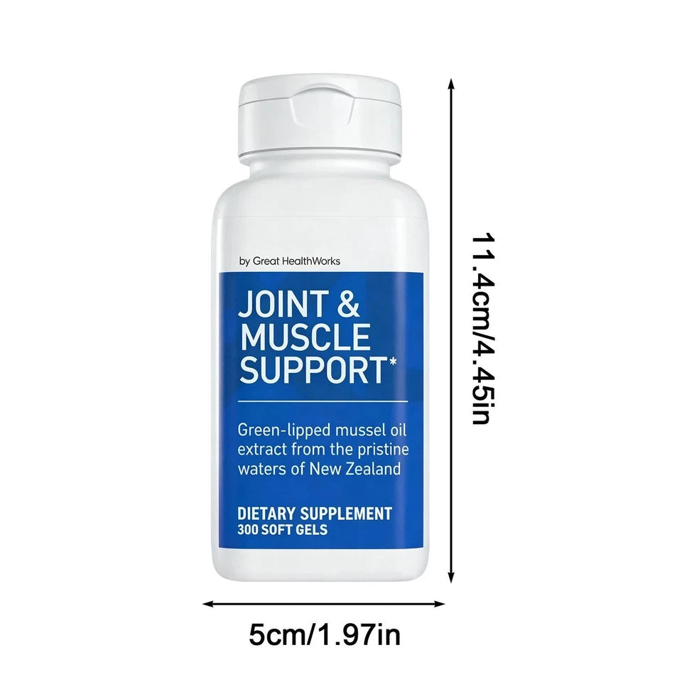 OmegaXL Green Lipped Mussel Joint Support Capsules | Omega-3 Dietary Supplement | New & Sealed