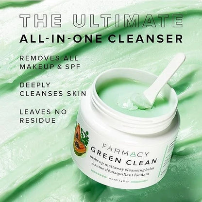 Farmacy Green Clean Makeup Meltaway Cleansing Balm 100ml / 3.4 oz | Makeup Remover & Face Cleanser