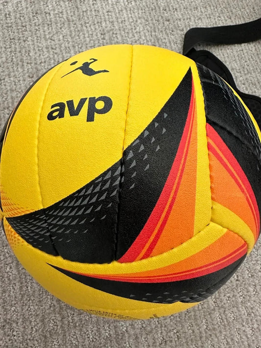 Wilson AVP OPTX Official Beach Volleyball Match Game Ball Black/Yellow Tour Ball