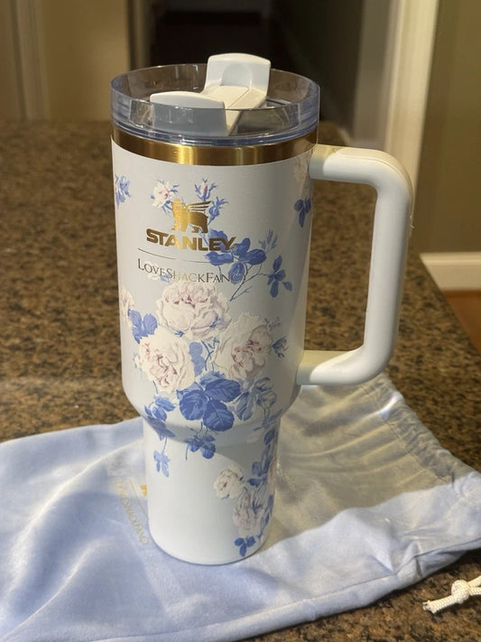 Stanley x LoveShackFancy Everblooming Rosettes 40oz Tumbler - NIB