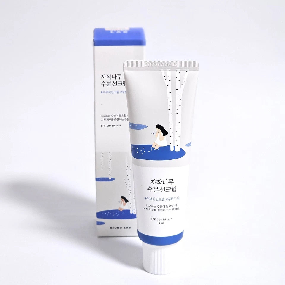 ROUND LAB Birch Juice Moisturizing Sun Cream SPF50+ PA++++ 50mL