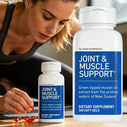 OmegaXL Green Lipped Mussel Joint Support Capsules | Omega-3 Dietary Supplement | New & Sealed