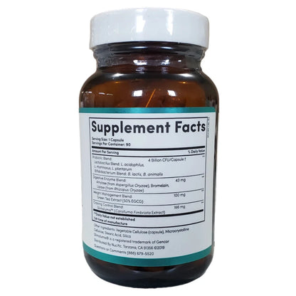 Nucific BIO-X4 Probiotic Weight Management Supplement 90 Capsules | Digestive & Gut Health Support | New Sealed