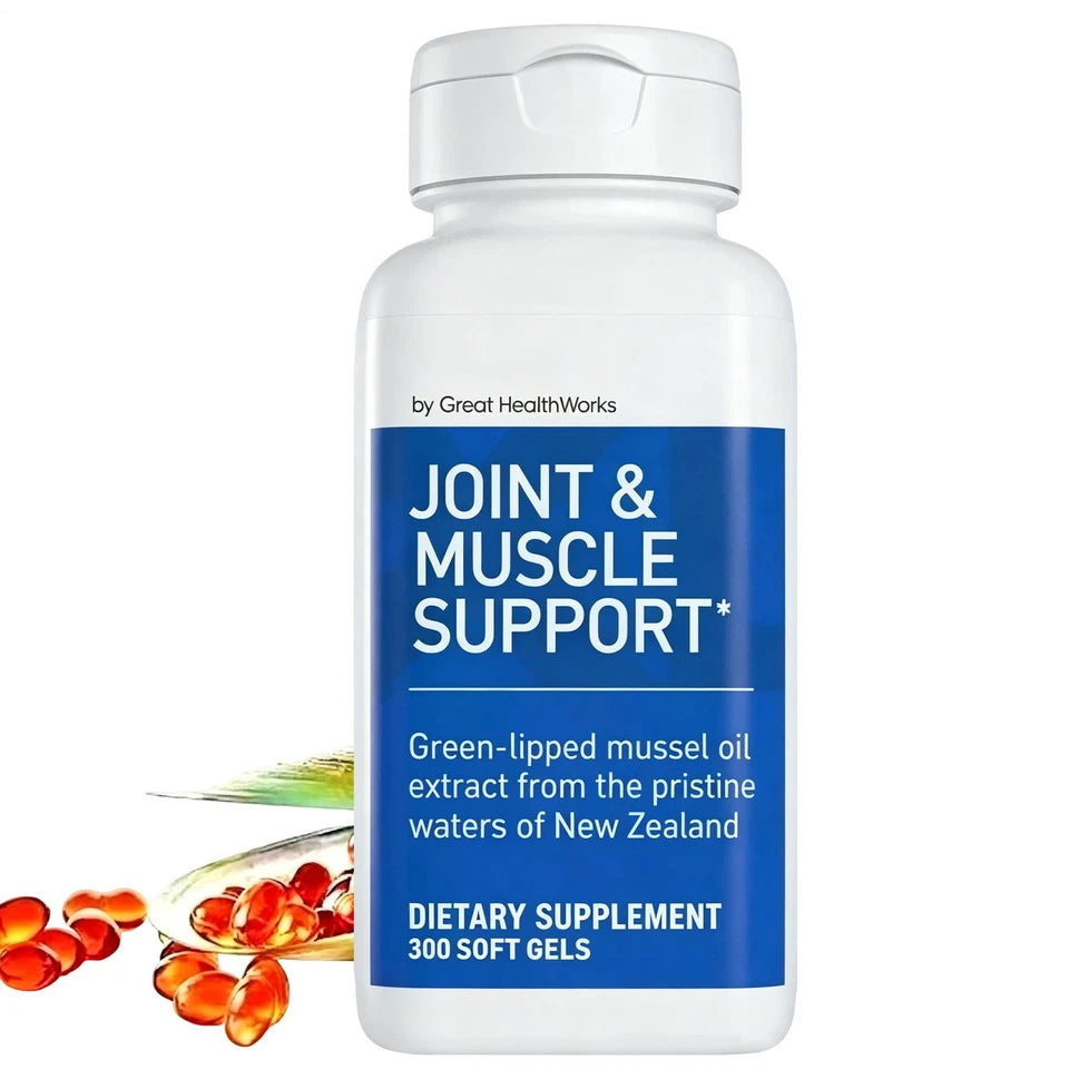 OmegaXL Green Lipped Mussel Joint Support Capsules | Omega-3 Dietary Supplement | New & Sealed
