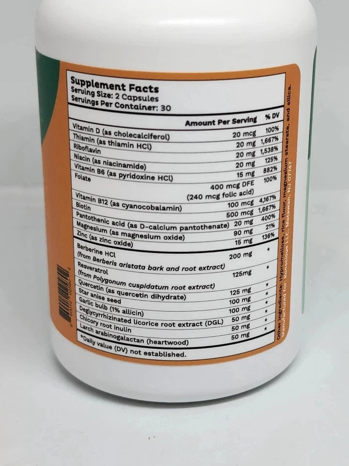 Emma by Enclave BioActives Daily Digestive Support Supplement 60 Capsules | Gut Health, Gas & Bloating Relief